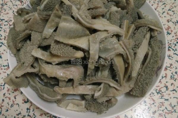 炒羊肠的做法图解3