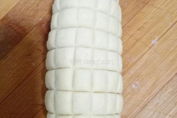 玉米蜜豆包的做法图解6