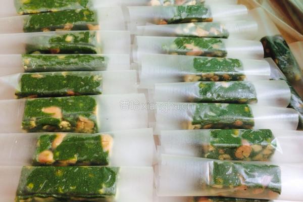 抹茶牛轧糖的做法图解8