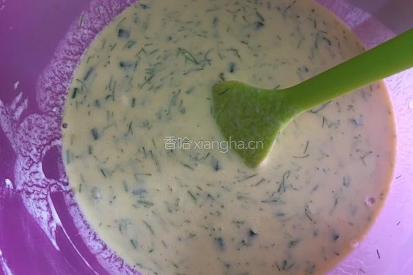 茴香鸡蛋饼的做法图解6