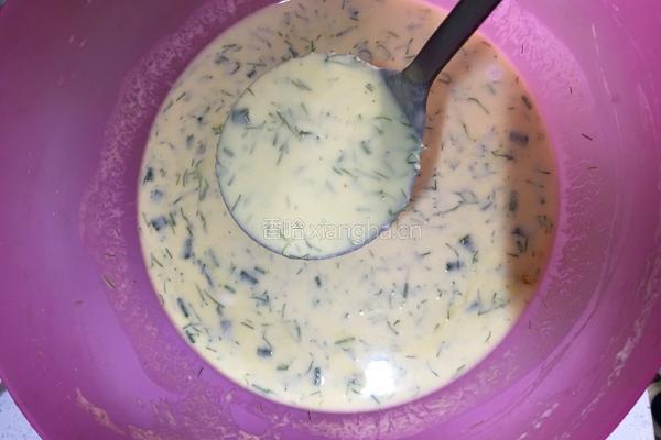 茴香鸡蛋饼的做法图解7