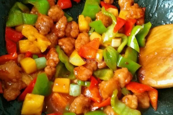 菠萝咕噜肉的做法图解6