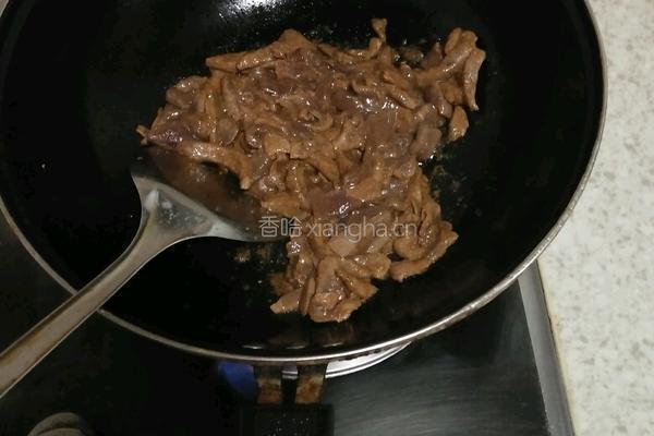 爆炒猪肝的做法图解4
