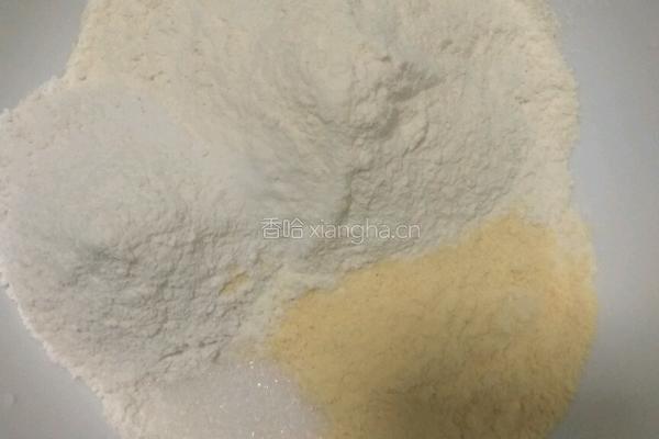 奶香玉米饼的做法图解2
