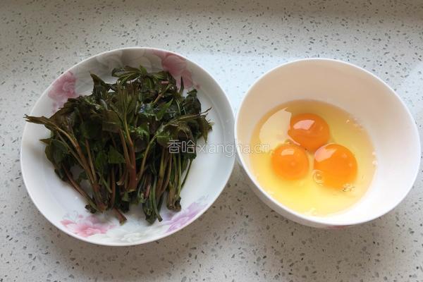香椿鸡蛋饼的做法图解1