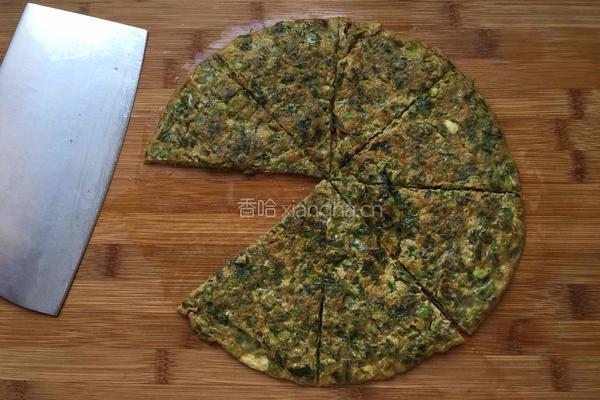香椿鸡蛋饼的做法图解9