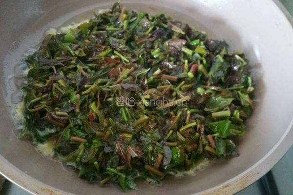 香椿煎蛋饼的做法图解6