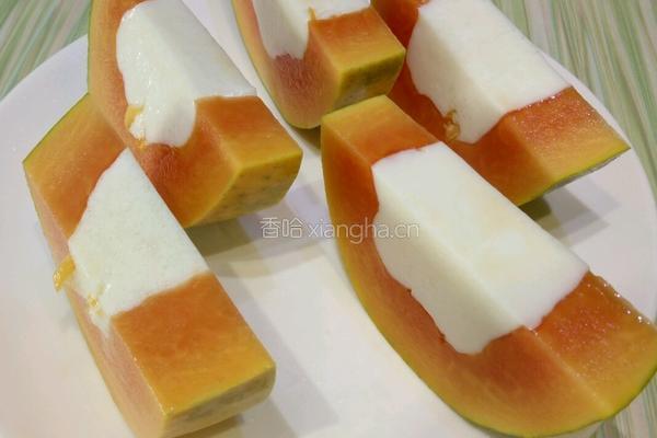 木瓜椰奶冻的做法图解7