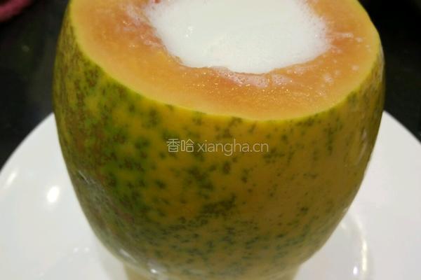 木瓜椰奶冻的做法图解6