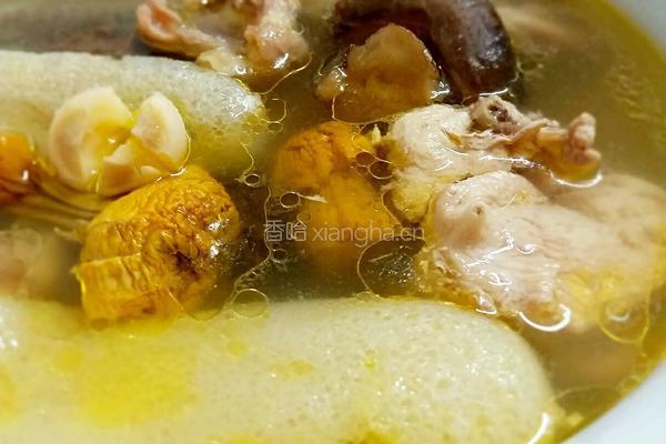 竹荪干贝鲜鸡汤的做法图解6