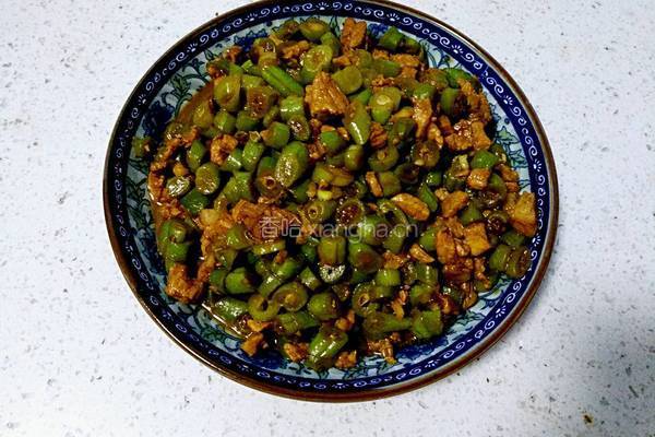 肉丁炒豆角的做法图解14