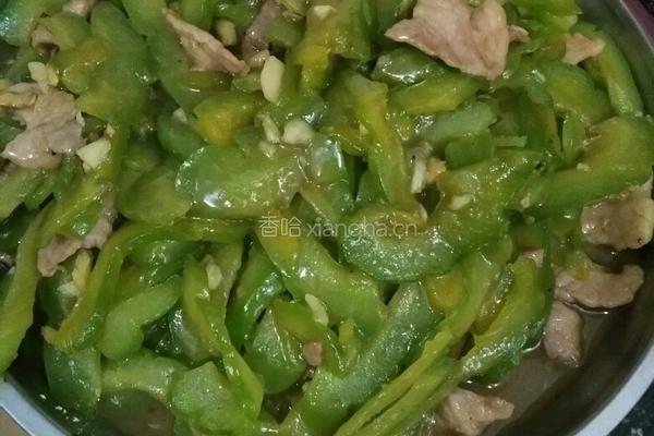 苦瓜炒肉的做法图解10