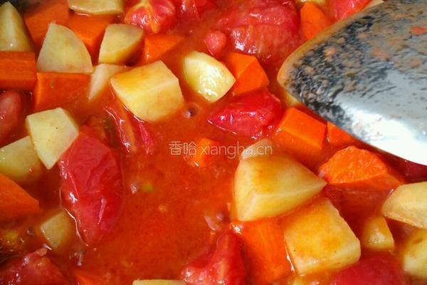 番茄牛肉的做法图解2