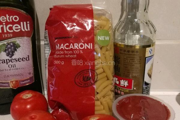西红柿意大利通心粉的做法图解1