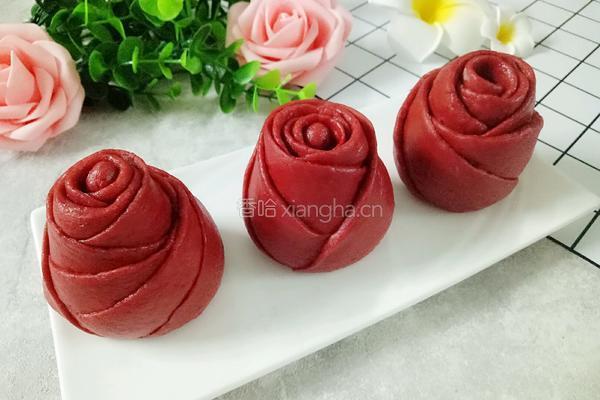 玫瑰花馒头的做法图解1