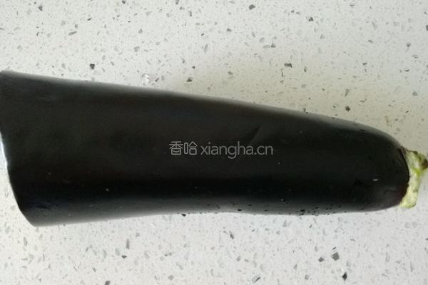 凉拌茄泥的做法图解1