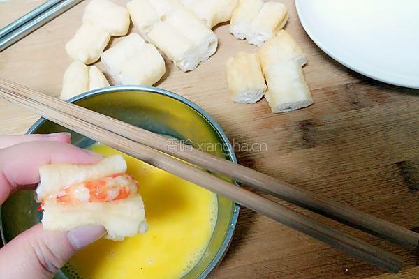菠萝油条虾的做法图解6