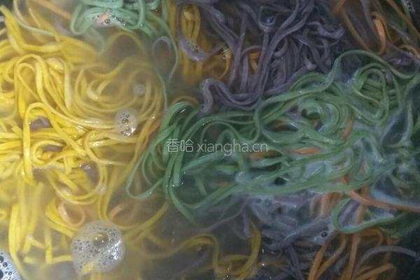 蔬菜汁炸酱面的做法图解13