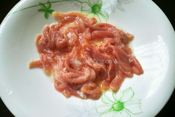 蒜苔炒肉丝的做法图解1
