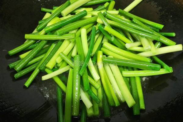 蒜苔炒肉丝的做法图解6