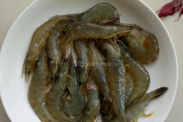 酒酿大活虾的做法图解1