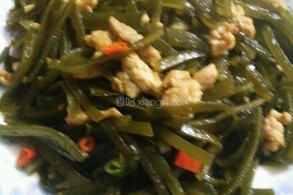 海带炒肉的做法图解7