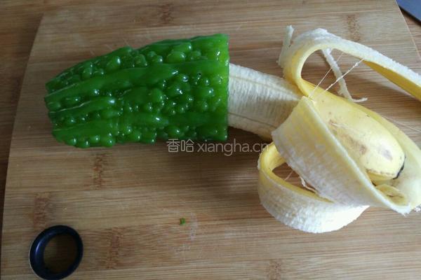 香蕉酿苦瓜的做法图解7