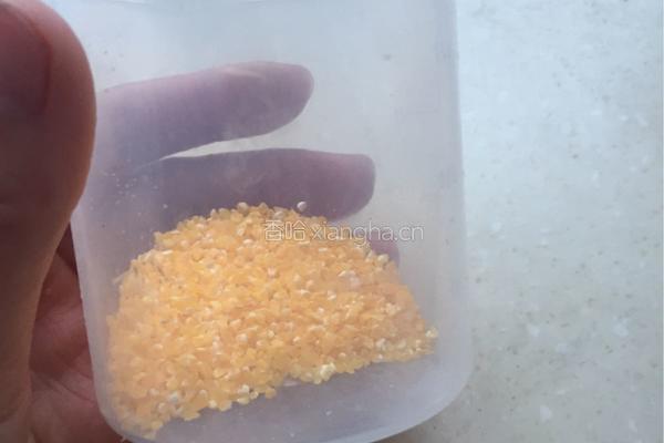 奶香米糊的做法图解3