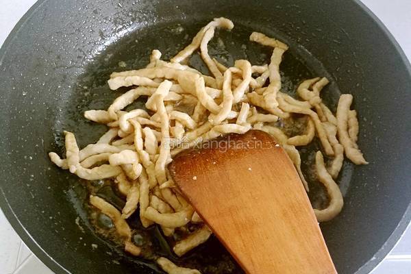 青椒肉丝的做法图解5
