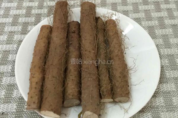 柠香蓝莓酱山药的做法图解1