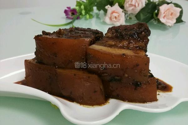 冰糖梅菜烧肉的做法图解9