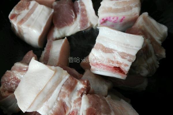 冰糖梅菜烧肉的做法图解4
