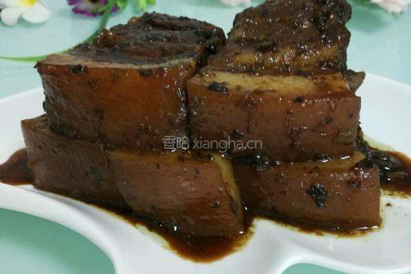 冰糖梅菜烧肉的做法图解8