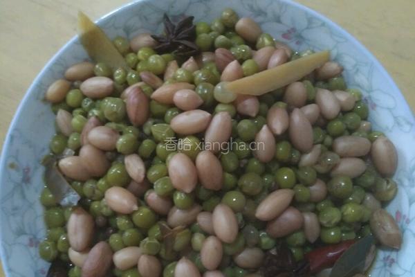 五香豌豆花生的做法图解7