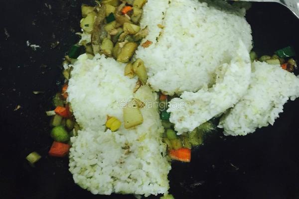 炒饭的做法图解5