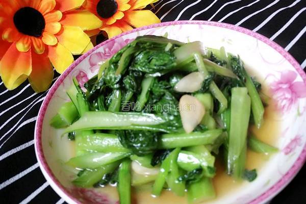 清炒菜心的做法图解9