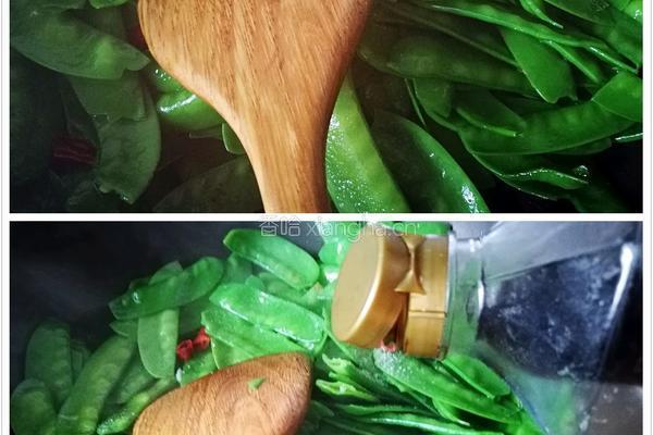 「Cathy边吃边营养」蒜蓉清炒荷兰豆的做法图解5
