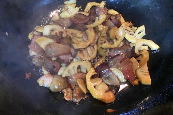 春笋炒腊肉的做法图解7