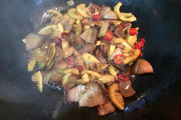 春笋炒腊肉的做法图解9