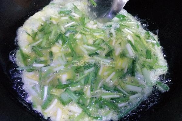 小蒜炒鸡蛋的做法图解8