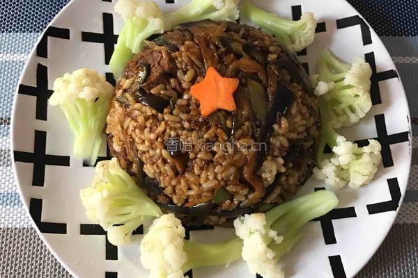 茄子炒饭的做法图解12