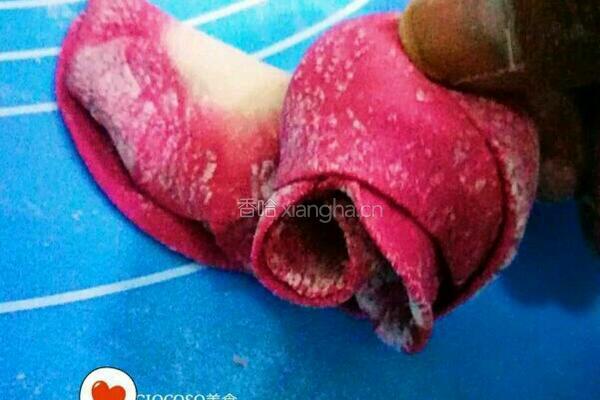 玫瑰花馒头的做法图解7