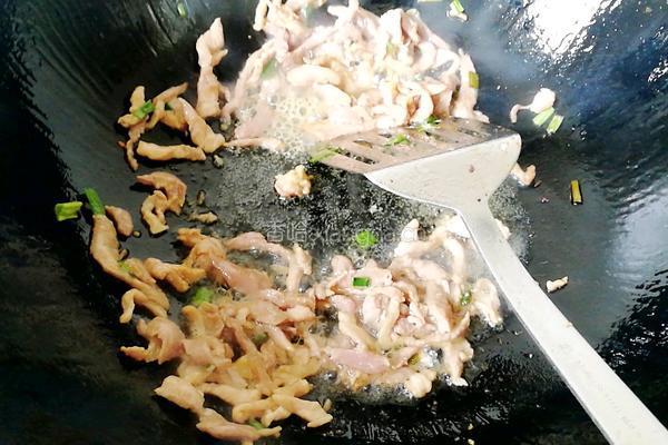 蒲菜肉丝小炒～的做法图解9