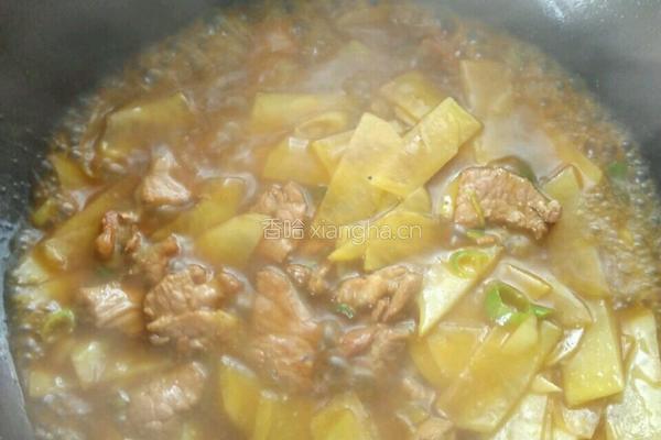 油菜土豆片的做法图解4