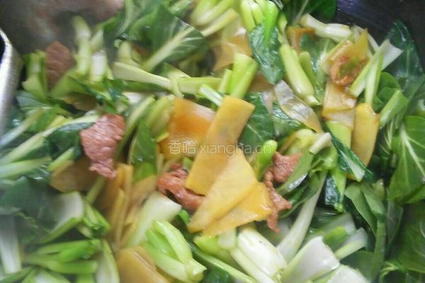 油菜土豆片的做法图解5