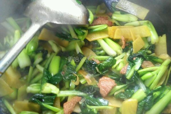 油菜土豆片的做法图解6