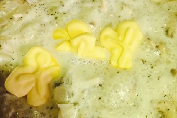 蘑菇培根白汁意面的做法图解13