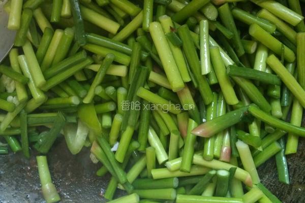 蒜薹炒肉的做法图解7