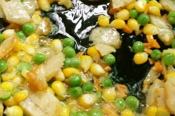 什锦炒饭的做法图解7
