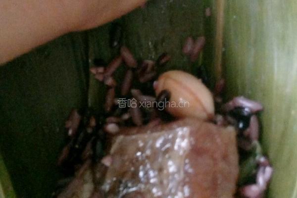 八宝咸肉粽的做法图解6